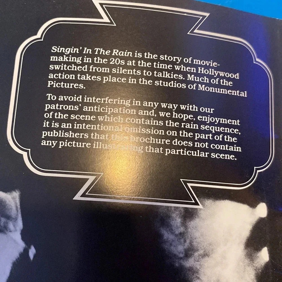 Singin' in the Rain Souvenir Book London Palladium 1983 Starring Tommy Steele - Picture 4 of 16